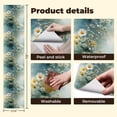 thumbnail image 5 of Peel and Stick Wallpaper Ethereal Misty Wildflower Scene Magical Glow Wall Mural 23.6in x 9.8ft Self Adhesive Removable Wall Paper Renter Friendly Wallpaper for Nursery Bedroom Cabinets, 5 of 8
