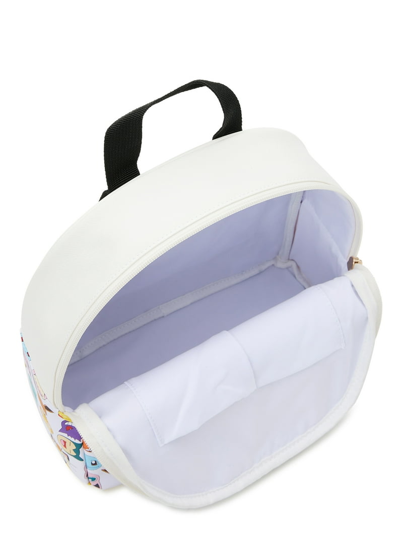 Pokemon Kids Backpack - White with Multicolor Design Amazon.com | Pokemon Backpack for Kids Teens Pikachu Anime  main image 3