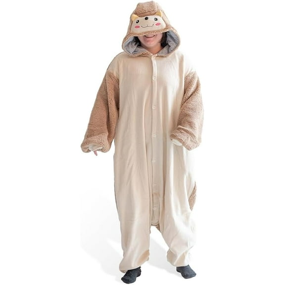 Hedgehog Kigurumi Unisex Adult Onesie Pajamas Animal One Piece Costume Cosplay Sleepwear
