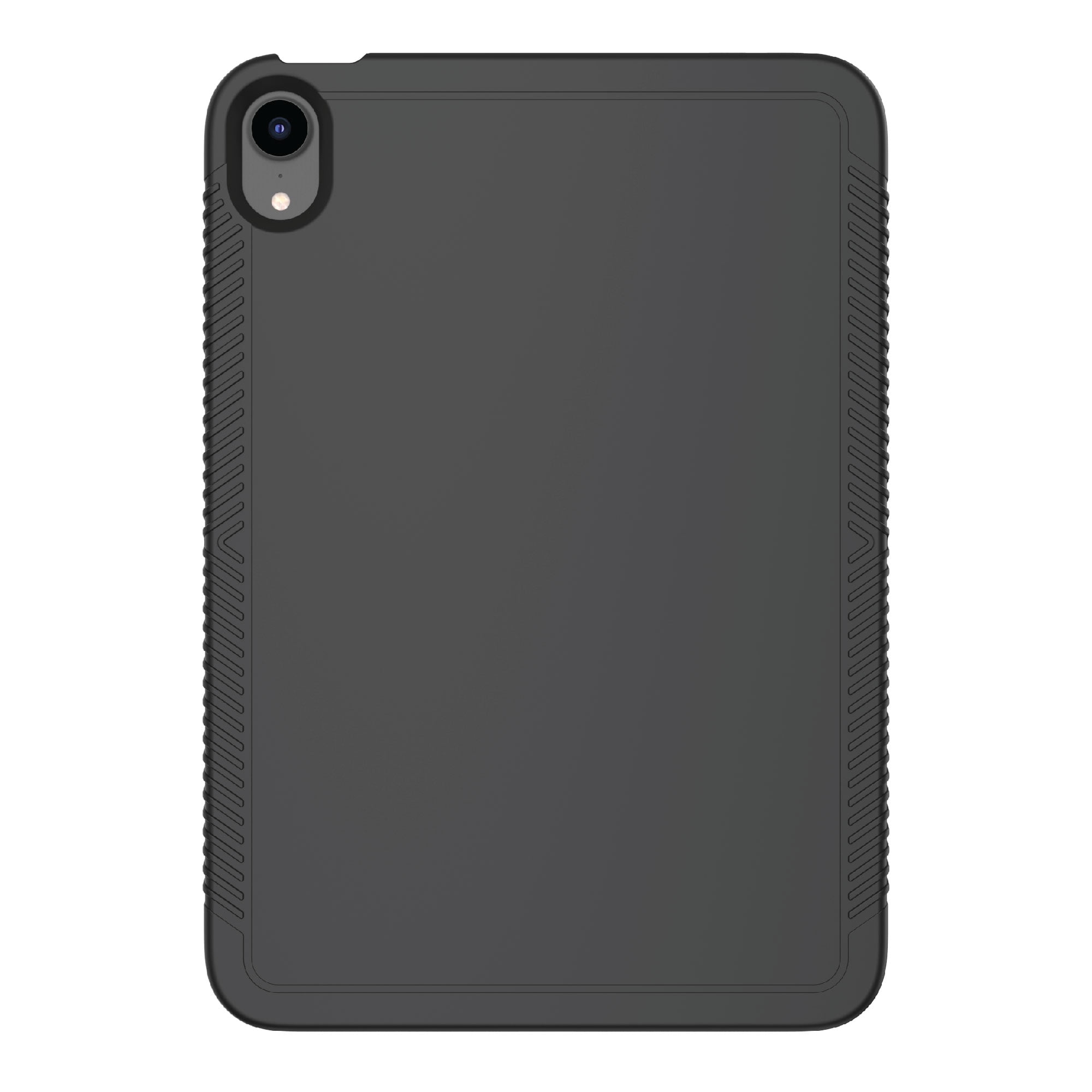 onn. Protective Grip Case for iPad Mini 2021 (6th Gen), Black