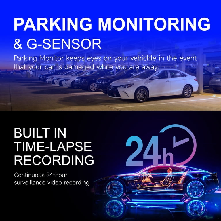 Yezivo 4K Front and 1080P Rear Dual Dash Cam with Night Vision photo 4