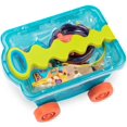 thumbnail image 3 of B Toys Wavywagon Travel Beach Buggy (Sea Blue) With 11 Funky Sand Toys Phthalates And Bpa Free 18 M, 3 of 6