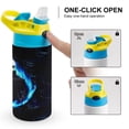 thumbnail image 4 of Jujutsu Anime Kaise Water Bottle with Straw Lid Vacuum Insulated Stainless Steel Double Walled Leakproof Tumbler Cup 12oz, 4 of 8