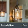 Pendant Light Installation by Porch Home Services