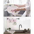 thumbnail image 5 of Blue Easter Bunny Kitchen Dish Towels for Drying Dishes Set of 3, Spring Daisy Modern Pink Buffalo Plaid Waffle Weave Microfiber Hand Tea Bathroom Towels Quick Dry & Absorbent Towel 15.7x23.6, 5 of 7