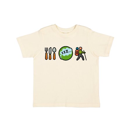 

Inktastic Hiking Eat Sleep Hike Gift Toddler Boy or Toddler Girl T-Shirt