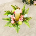 thumbnail image 6 of Limited Time Deal karymi Easter Simulation Easter Eggs Candle Holders Wreath Wedding Decoration Desktop Candle Wreath Winter Savings The Big Save Gifts for Mom, 6 of 6
