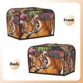 thumbnail image 7 of Toaster Covers 2 Slice, Sleeping Tiger On Couch Waterproof Bread Machine Cover Fits for Standard 2 Slice Toasters, Home Decor Toaster Protection with Hanging Rope, 7 of 7
