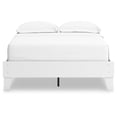 thumbnail image 3 of Signature Design by Ashley Hallityn Full Platform Bed in Matte White Finish, 3 of 8