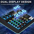 thumbnail image 4 of 5 Channel USB Mixer  DJ Sound Controller Mini Mixer Professional  Portable Sound Mixing Console With 256 DSP ,Smart Fader, 4 of 7