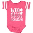 thumbnail image 3 of Inktastic St. Patrick's Day Wee Little Hooligan with Shamrocks Boys or Girls Baby Bodysuit, 3 of 5