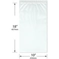 thumbnail image 2 of Plymor 10" x 18" (Pack of 100), 4 Mil Heavy Duty Zipper Reclosable Plastic Bags, 2 of 3