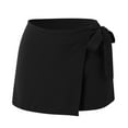 thumbnail image 4 of Women's Lightweight Summer Linen Blend Skirt Pants - A Line, S-XL Sizes, Casual Daily Wear, Machine Washable, Solid Color, 4 of 4