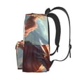 thumbnail image 3 of Kdxio Ferocious Dragon Fury Print Backpack for Students Travel Hiking with Large Capacity Lightweight Design Adjustable Straps and Multi-Pockets, 3 of 8