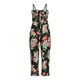 thumbnail image 5 of No Boundaries Juniors' Strapless Tie Front Jumpsuit, 5 of 5