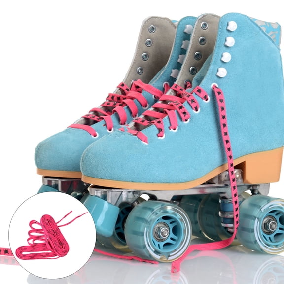 FONDOTIN 1 Pair Ice Skates Shoelaces Polyester Waxed for Hockey and Skating