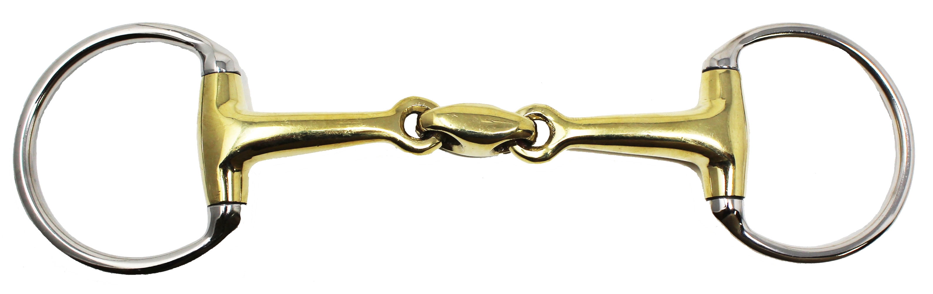 Horse SS Copper Horse Tack Western English Eggbutt Snaffle Bit Oval