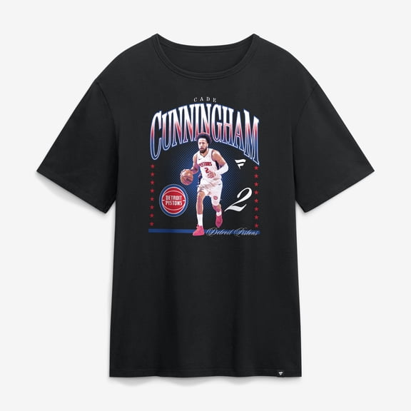 Men's Cade Cunningham Black Detroit Pistons Hype T-Shirt