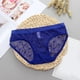 thumbnail image 2 of Gibobby Paquete de Tanga para dama Bragas transparentes de encaje para mujer Calzoncillos sin costuras de de algodón de malla transparente sexy(Azul,M), 2 of 5