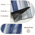 thumbnail image 2 of Abstract Navy Blue Round Rug 3ft Washable Circle Entryway Rugs Non Slip Vintage Grey Street Painting Art Area Rug Indoor Floor Carpet for Bedroom Kitchen Living Room Home Office Dining Room Nursery, 2 of 8