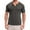 Dark Gray, variant on Hoen Business Vintage Shirts for Men Button Round Neck Pullover Henley Shirts Bresthable Athletic Fitness Tops Casual Sports Shirts