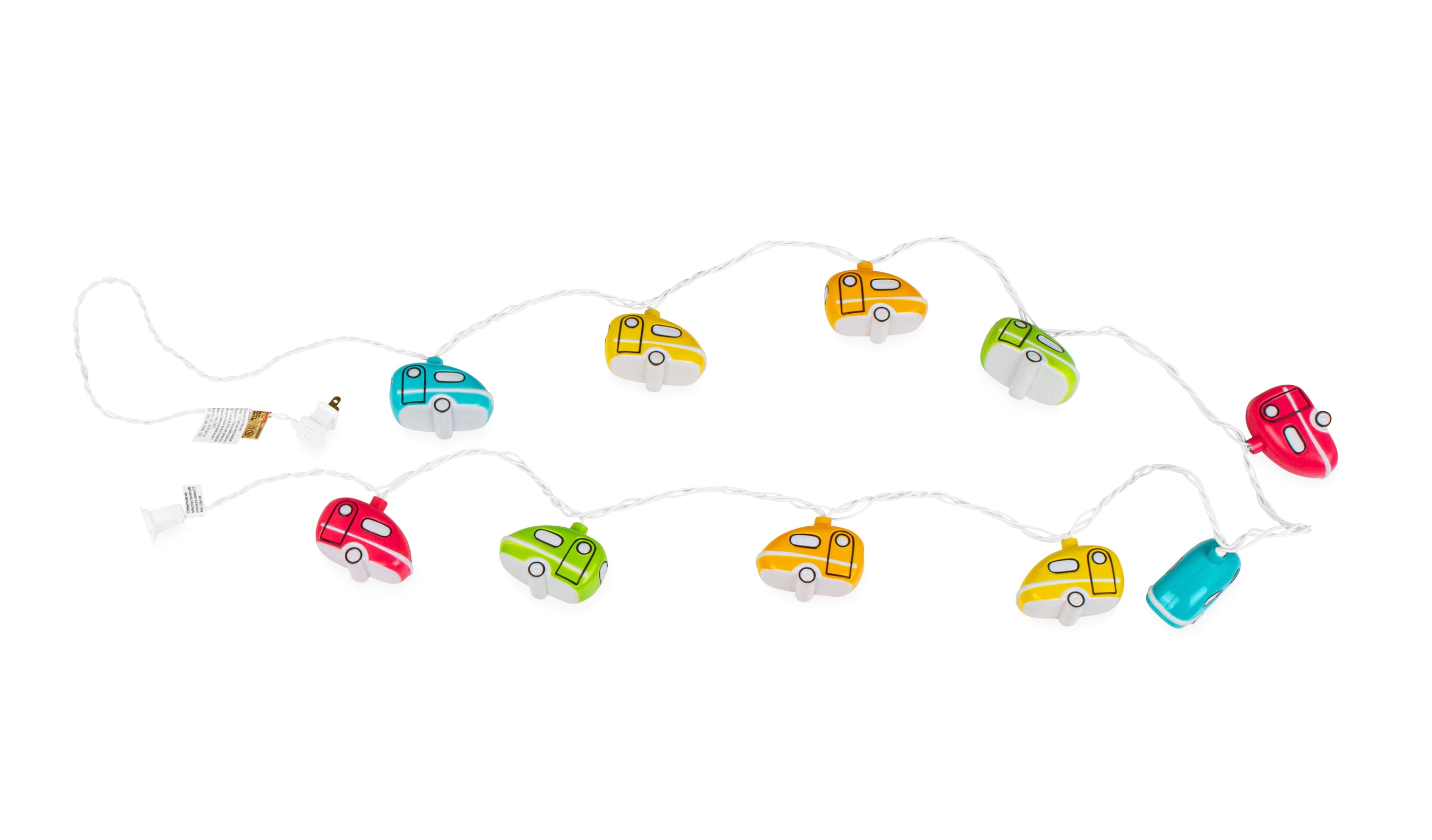 Camco Life Is Better at the Campsite Camper/RV Multicolor Retro Travel Trailer Party Lights