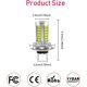 thumbnail image 2 of Bombilla LED H7, 12 V, luz antiniebla LED para coche, luz blanca de 6000 K, luz antiniebla, luz de circulación diurna, luz de conducción DRL, 2 unidades - DKSFJKL, 2 of 5