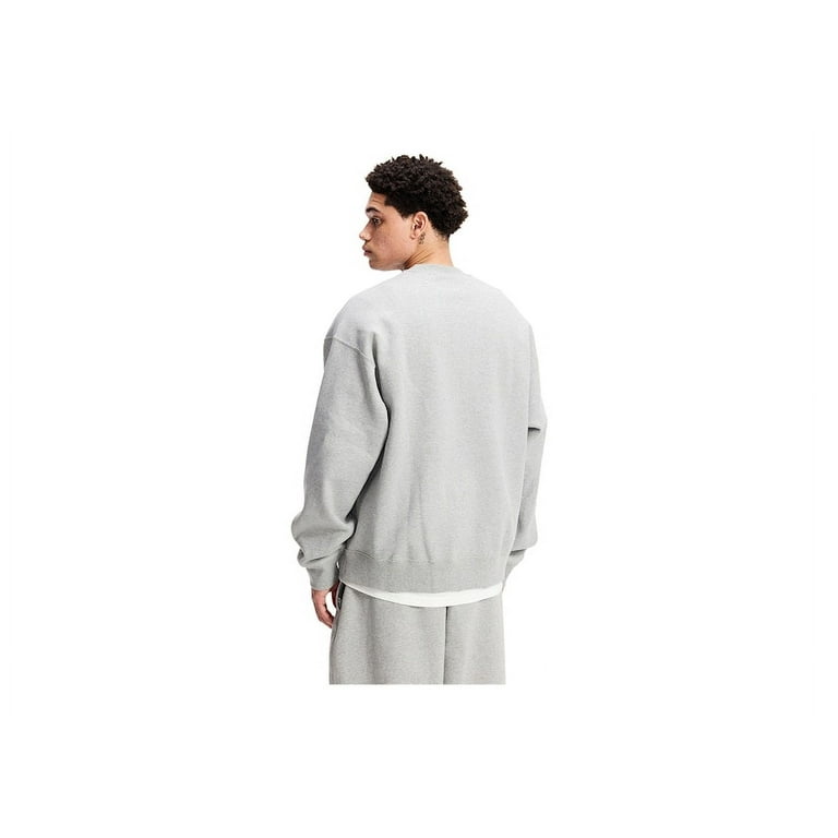 Nike Men's x Stussy Crew Fleece Grey, from StockX - Walmart.com