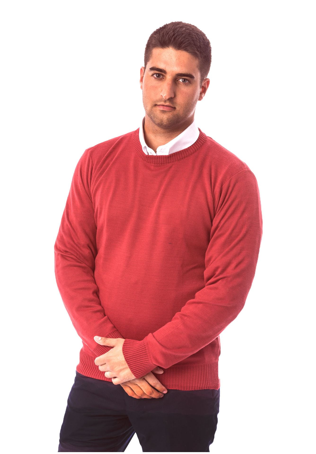 red and black mens sweater