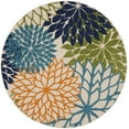 thumbnail image 3 of Nourison Aloha Indoor/Outdoor Multicolor 7'10" x round Area Rug, (8 Round), 3 of 11