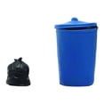 thumbnail image 2 of Modelo de bolsa de basura en miniatura a escala 1/64. Saco de basura en miniatura con contenedor de . Pequeña bolsa de de juguete. Escena de gestión 15 cm azul, 2 of 8