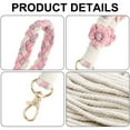 thumbnail image 3 of 2pcs Retro pastoral style small Daisy wrist strap Keychain Handmade DIY, 3 of 5