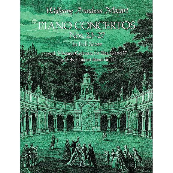 Dover Orchestral Music Scores Piano Concertos Nos. 23-27 in Full Score, (Paperback)