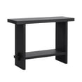 thumbnail image 6 of Nathan James Virgo Farmhouse Console Table, Open Storage 2-Tier Behind the Sofa Table, Entryway Accent Table, Reclaimed Black Oak, 6 of 6