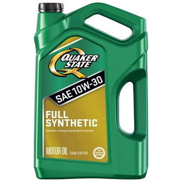 Quaker State Full Synthetic 10W-30 Motor Oil, 5 Quart