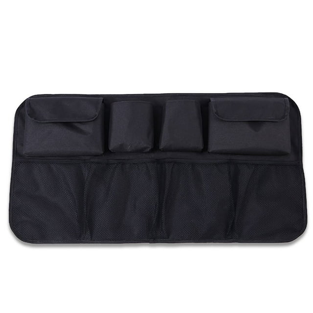CNKOO Car Boot Organiser Multi-Pocket Car Back Seat Organizer Kick Mat 35x18‘‘ Car Organiser Seat Back Protector Children‘s Travel Storage Oxford Cloth Foldable Car Boot Tidy Organiser (B