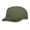 Olive, variant on Unisex Khaki Sports Baseball Flat Top Cap, Outdoor Travel Washed Canvas Hat, Casual Military Style