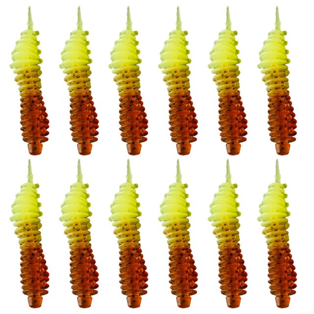 Señuelo de Pesca con Cebo Suave Kuymtek 12 Uds. para Perca Lubina Trucha
