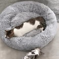 thumbnail image 2 of Cat Dog Beds,Faux Fur Dog Bed Cat Bed.Shag Round Anti-Anxiety Pet Calming Bed, 2 of 5