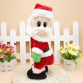 thumbnail image 4 of Papá Noel bailando, musical, eléctrico, twerk, Papá Noel cantando, bailando, movimiento de cadera, figura, cadera retorcida, juguetes, regalo de Navidad y Año Nuevo, 4 of 5