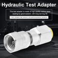 thumbnail image 2 of FAGINEY Hydraulic Test Adapter, Carbon Steel Hydraulic Test Coupling, For Hydraulic System Pressure Detection Lubrication, 2 of 8