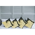 thumbnail image 6 of Ambesonne Autumn Throw Pillow Cover 4 Pack, Tree with Falling Leaves, 24", Mustard Black, 6 of 6