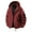 Wine, variant on Mens Sweatshirt 2025 Men's Hooded Jacket Waterproof Windproof Rain Jacket Long Sleeves Running with Zipper Pockets Outdoor Coat