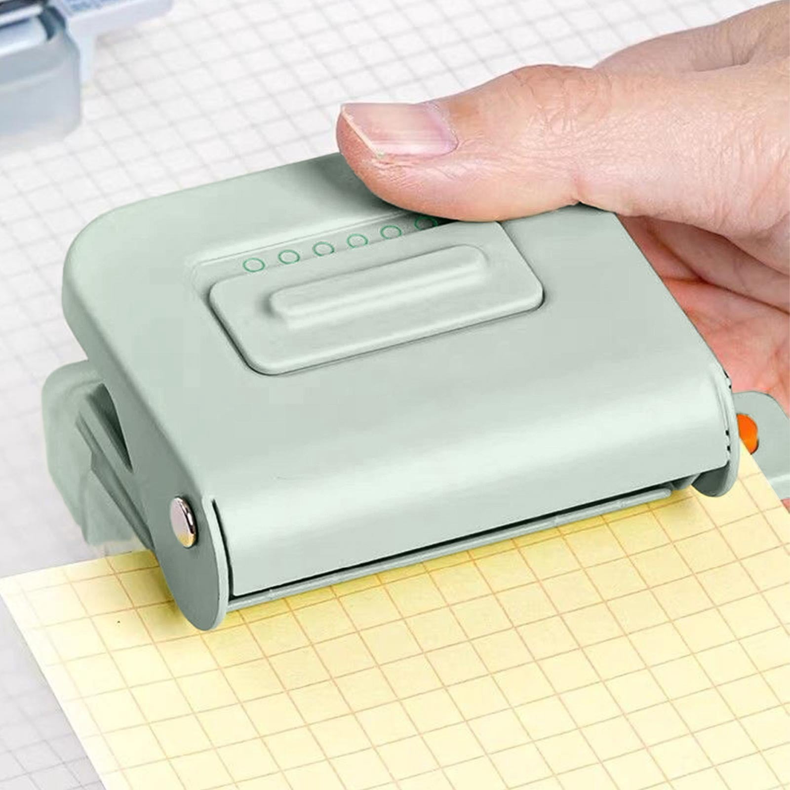 Werulen 3 and 6 Hole Punch Flexible, Paper Punch for A4 Documents Notebooks, Manual Hole Punch, Office Paper Punch, Desktop Puncher