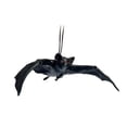 thumbnail image 1 of Juguete colgante de Halloween con forma de murciélago, animal realista, de látex, 1 of 4