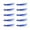 Blue, variant on 10pcs Soft Fishing Lures 9cm/3.54inch 7-Color Squid Rubber Hook Octopus Baits Artificial Jigs Squid Shrimp Baits