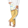 thumbnail image 2 of Yiaed White Ice Cream Print Teenagers' Lounge Pants, Loose PJ Bottoms, Long Pajama Pants for Men-Small, 2 of 6