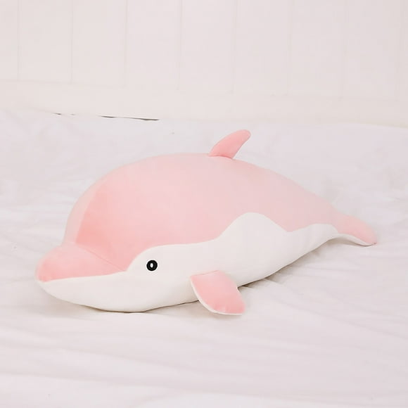 LSLJS Dolphin Plush Toy, Soft Dolphin Stuffed Animal Doll Gift for Kids, Valentine's Day, Christmas, Bedding