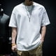 thumbnail image 5 of Camiseta básica de algodón holgada de manga corta para hombre, ropa de calle informal de moda sencilla, camisetas para hombre, ropa elegante al por mayor, 5 of 5