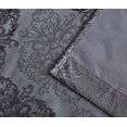 thumbnail image 3 of Roberta Total Blackout Grommet Curtains Blocks 100% Sunlight 4 Layers High Density & Noise Reduction Fabric Energy Efficient (Panel Pair 38" W x 84" L, Charcoal), 3 of 5